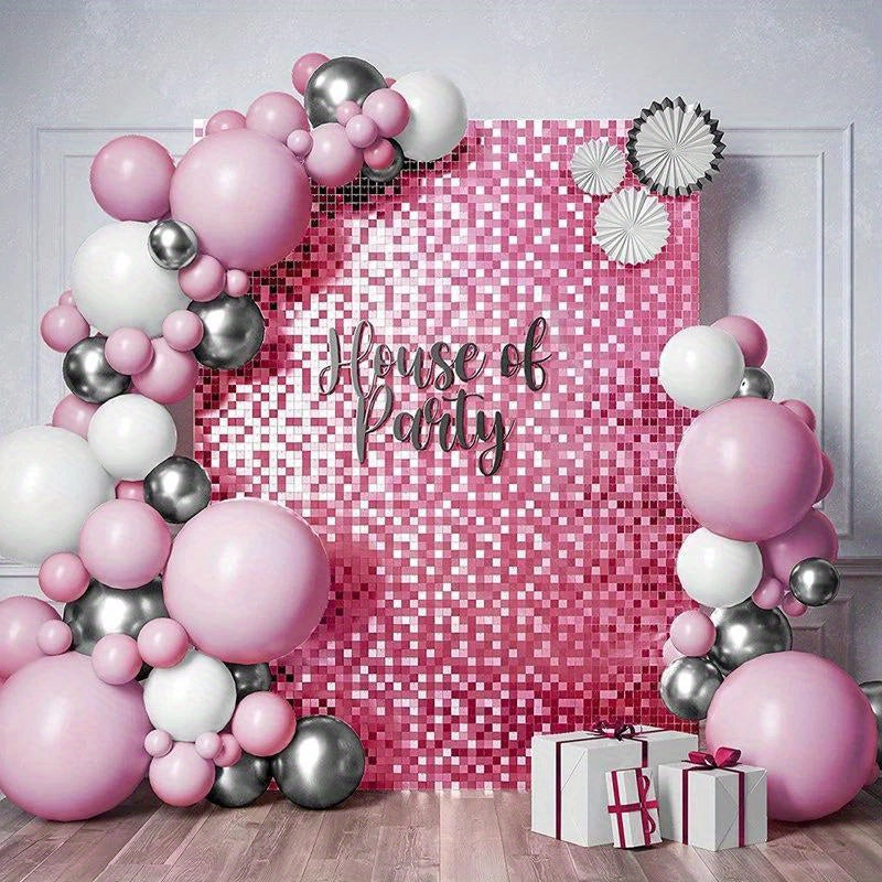 Sequin Party Curtain for Birthdays Weddings Baby Showers Decorative Backdrop
