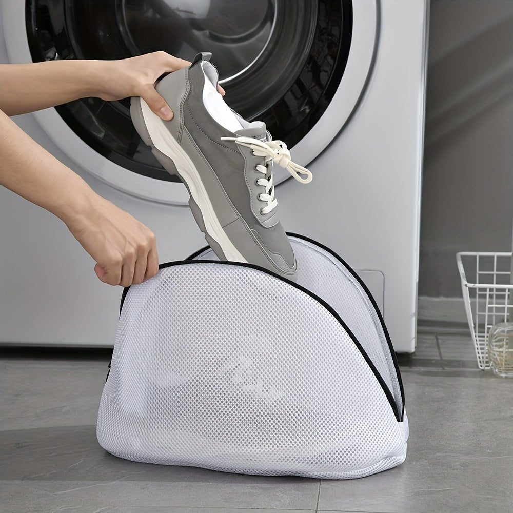 Durable Shoe Wash Bag with Filter and Storage Bins for Home Organization