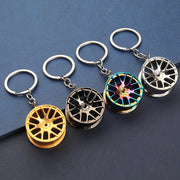Men's Metal Wheel Hub Keychain Car Modification Accessories Small Gift
