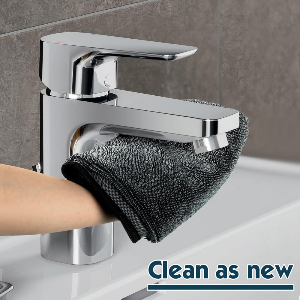 Microfiber Cleaning Cloth Soft Durable Quick-Dry for Cars Home Bathroom