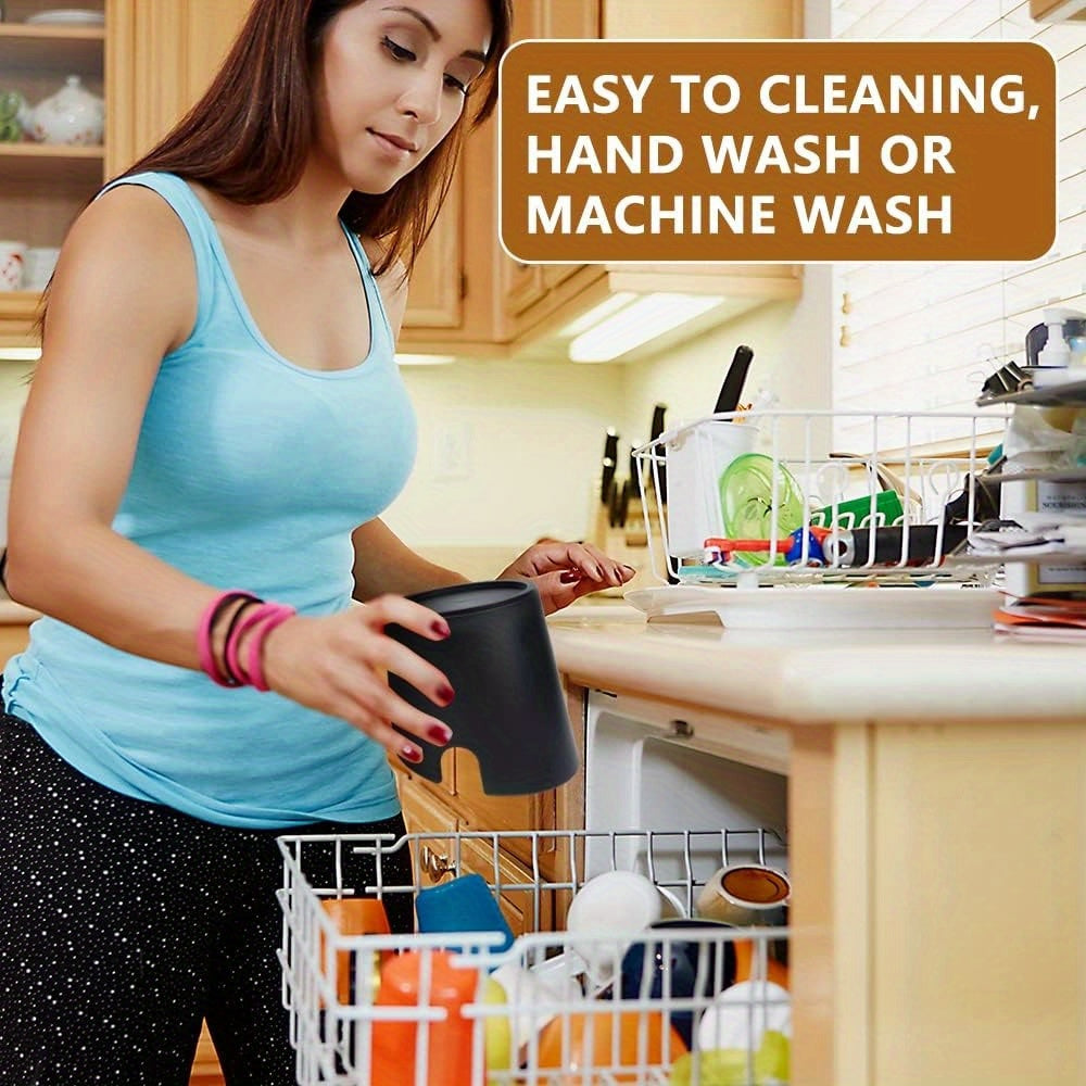 Cubo de residuos resistente de acero inoxidable para posos de café 12.19cm