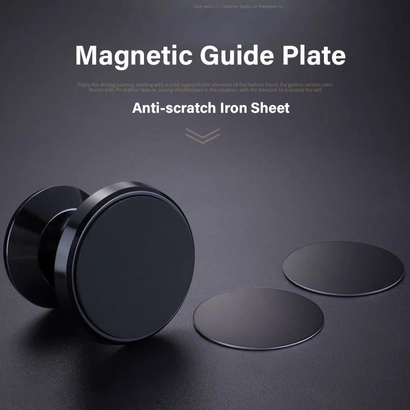 Universal magnitli metall plitasi avtomobil telefon uchun tutqich, chizishga qarshi, qattiq po'lat list