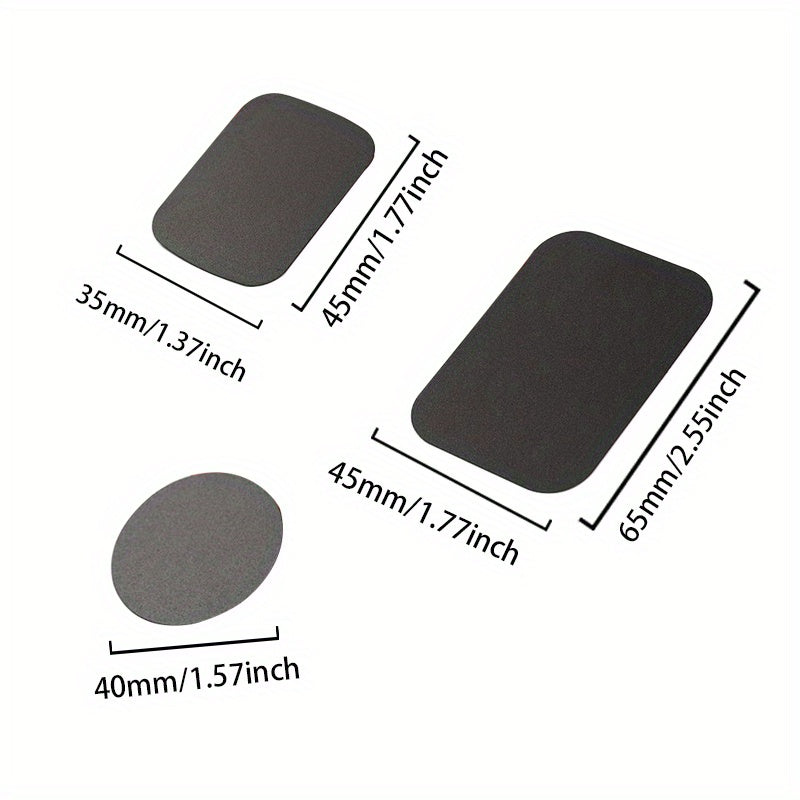 Universal Magnetic Metal Plate Car Phone Holder Anti-Scratch Frosted Iron Sheet