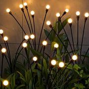 6/8/10 Solar Lawn Lamps Wind-Driven LED Firefly Garden Decor