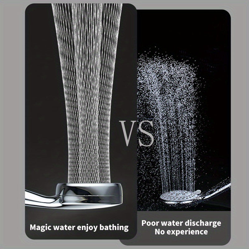 Rainfall Shower Head Bathroom Accessories Chrome Water Saving Spa Showerhead