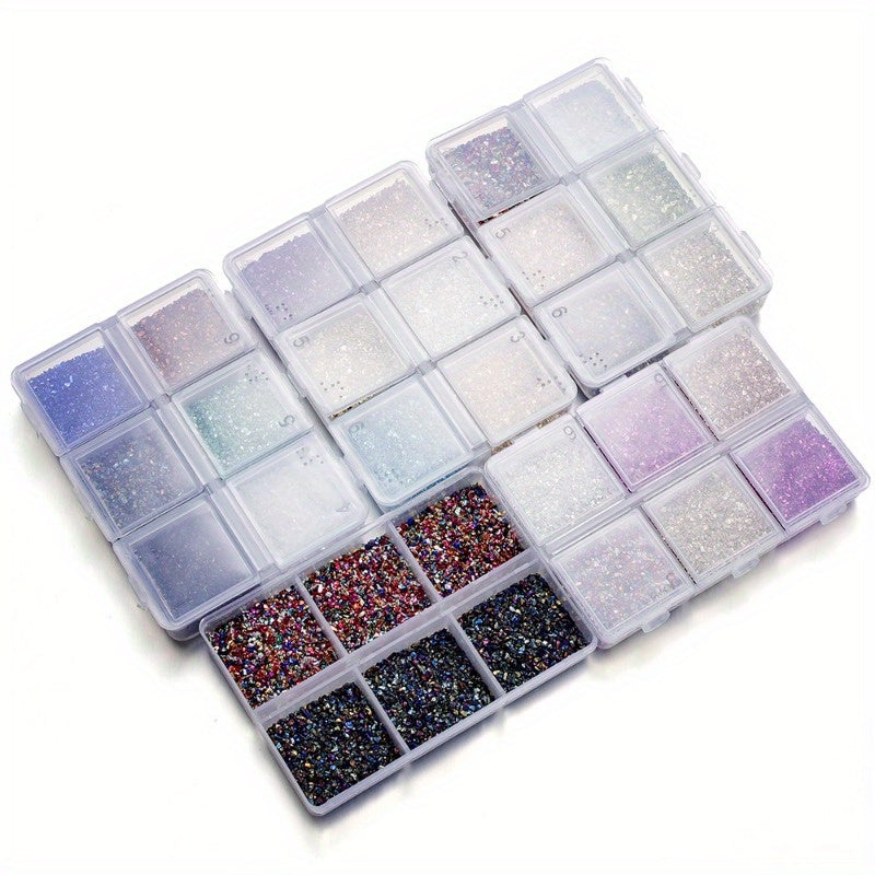 Crushed Glass Stones for Resin Crafts and Nail Art Irregular Broken Decorative Glass
