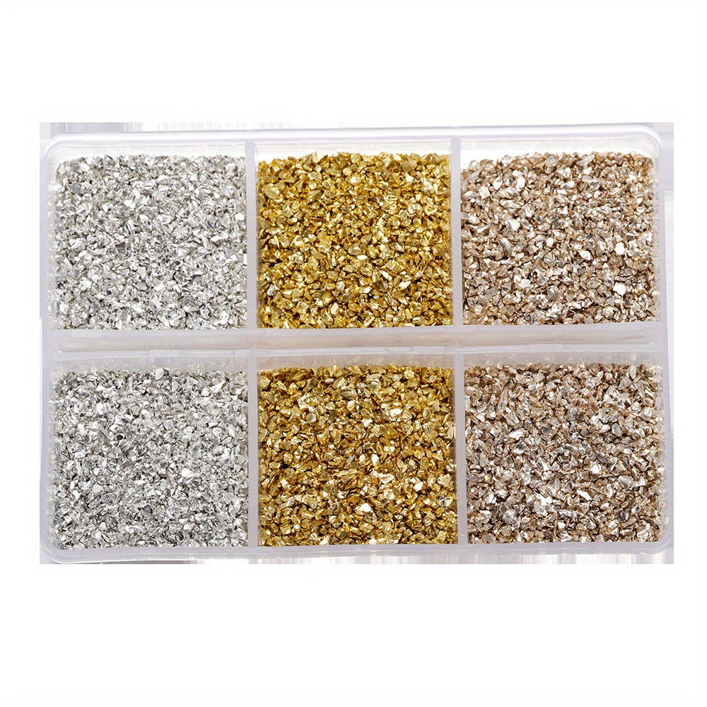 Crushed Glass Stones for Resin Crafts and Nail Art Irregular Broken Decorative Glass