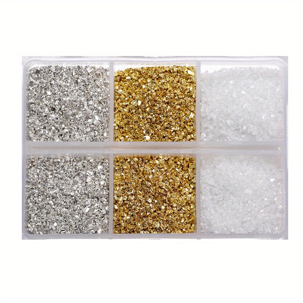 Crushed Glass Stones for Resin Crafts and Nail Art Irregular Broken Decorative Glass