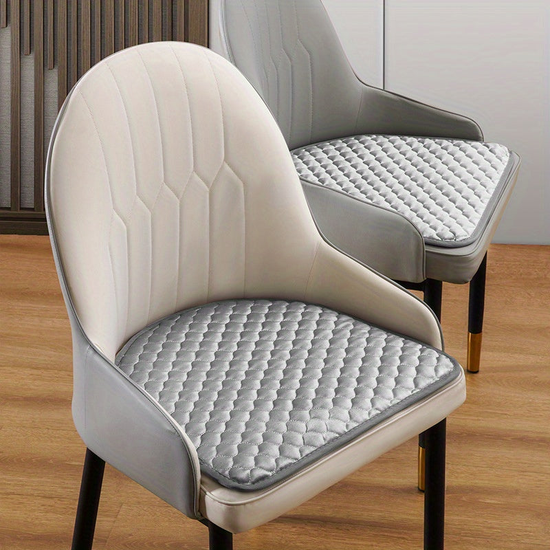 Solid Color Chair Mat with Anti-slip and Anti-fouling Properties for Home Dining