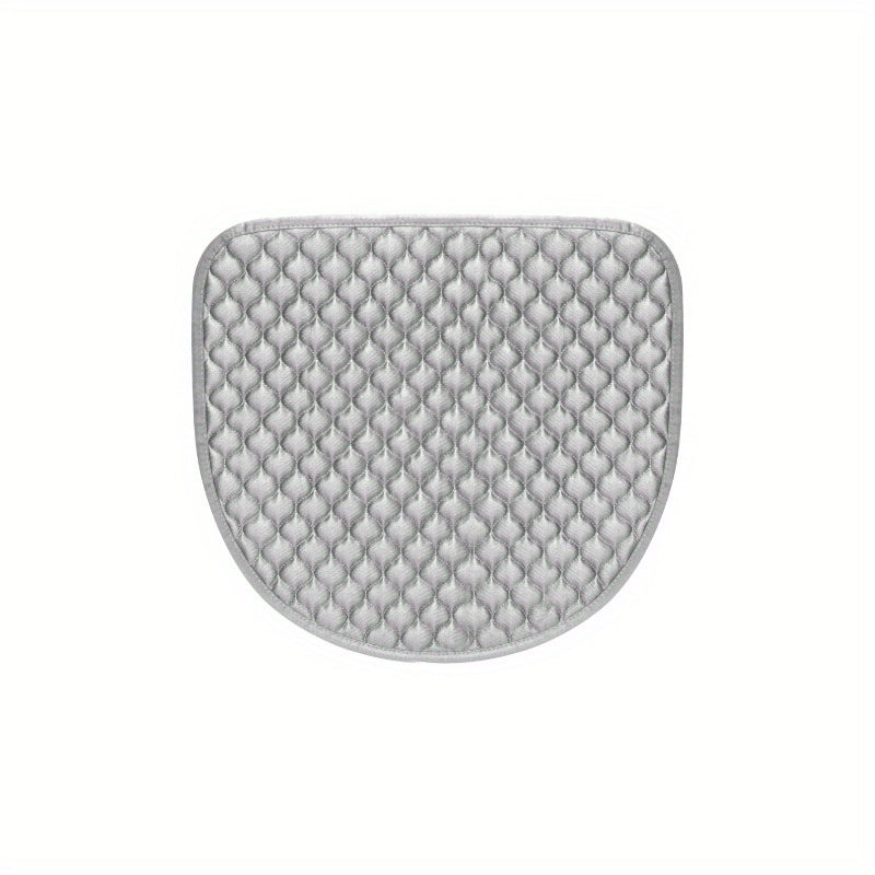 Solid Color Chair Mat with Anti-slip and Anti-fouling Properties for Home Dining