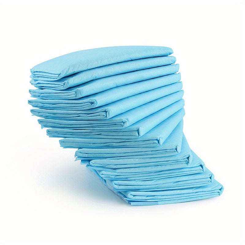 Leak-Proof Disposable Dog Training Pads Light Blue Absorbent Non-Woven Fabric Incontinence