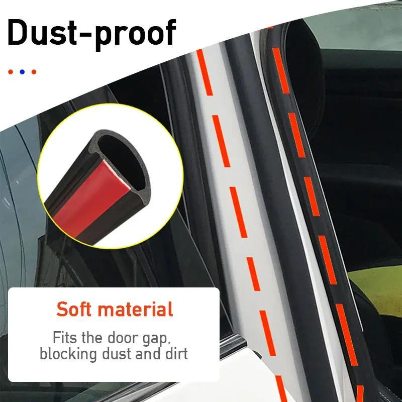 Auto Car Door Seal Strip Middle B Pillar Noise Insulation Dustproof