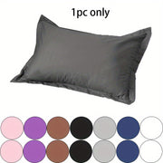 Soft Brushed Polyester Pillowcase 48x74cm Wrinkle Fading Stain Resistant