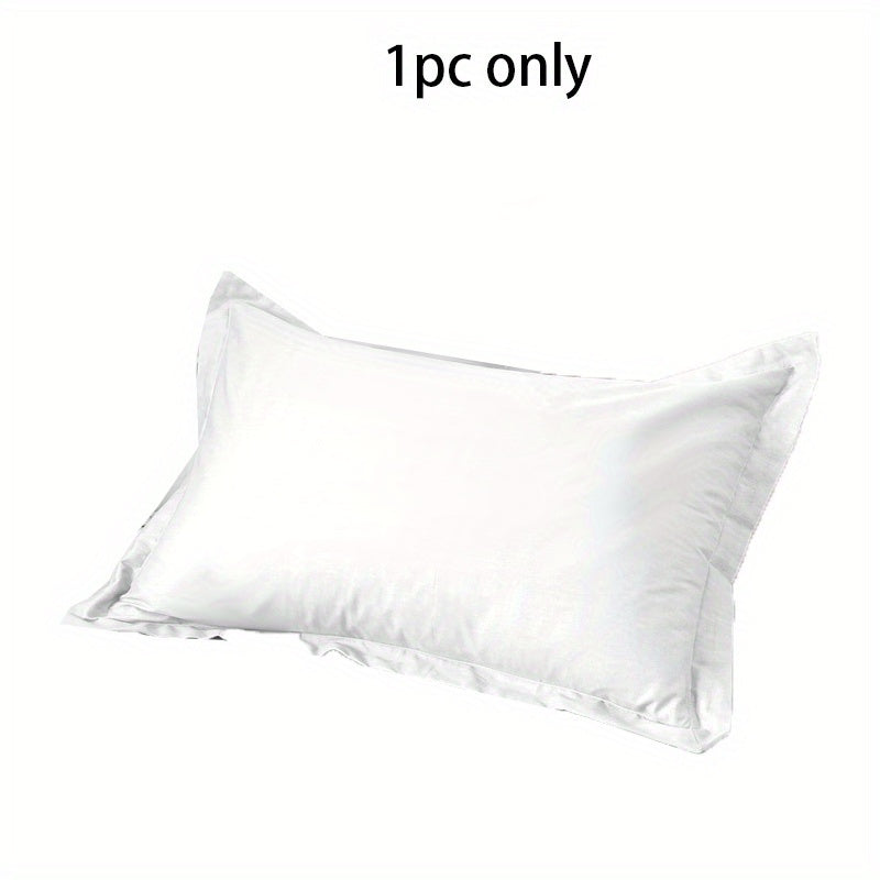 Soft Brushed Polyester Pillowcase 48x74cm Wrinkle Fading Stain Resistant