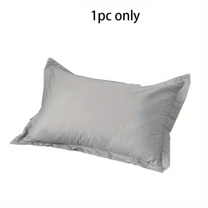 Soft Brushed Polyester Pillowcase 48x74cm Wrinkle Fading Stain Resistant