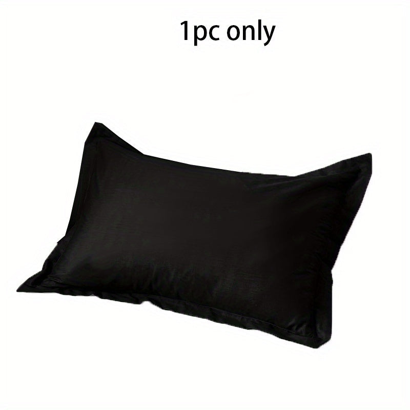 Soft Brushed Polyester Pillowcase 48x74cm Wrinkle Fading Stain Resistant
