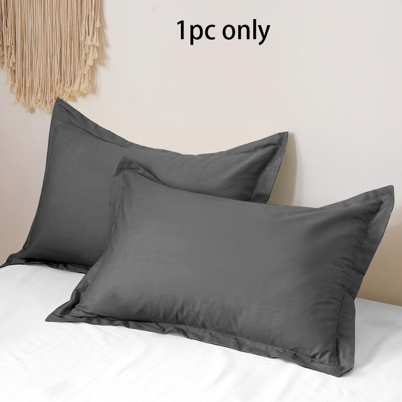 Soft Brushed Polyester Pillowcase 48x74cm Wrinkle Fading Stain Resistant
