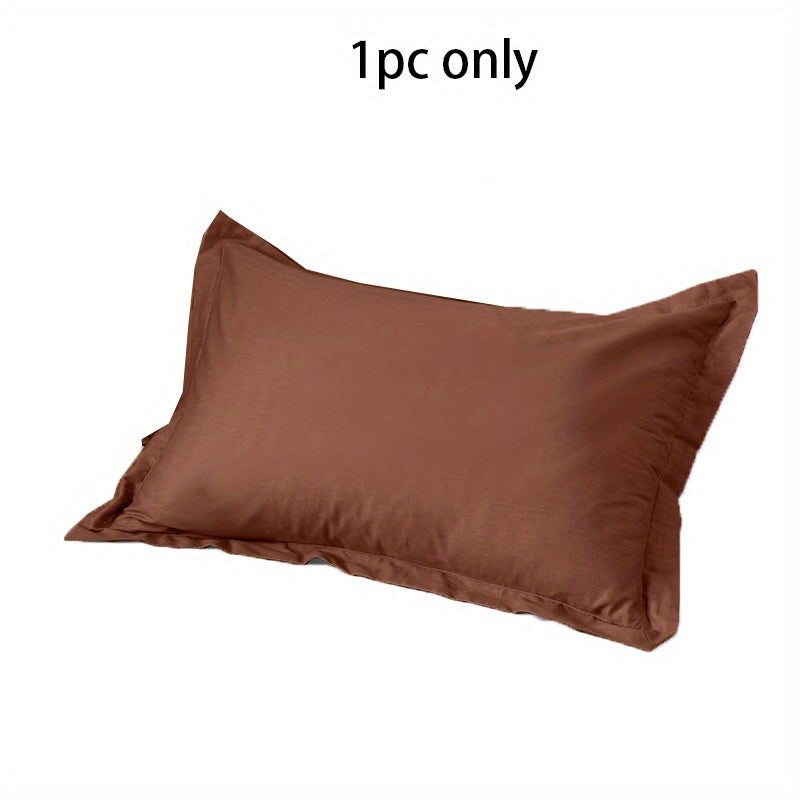 Soft Brushed Polyester Pillowcase 48x74cm Wrinkle Fading Stain Resistant
