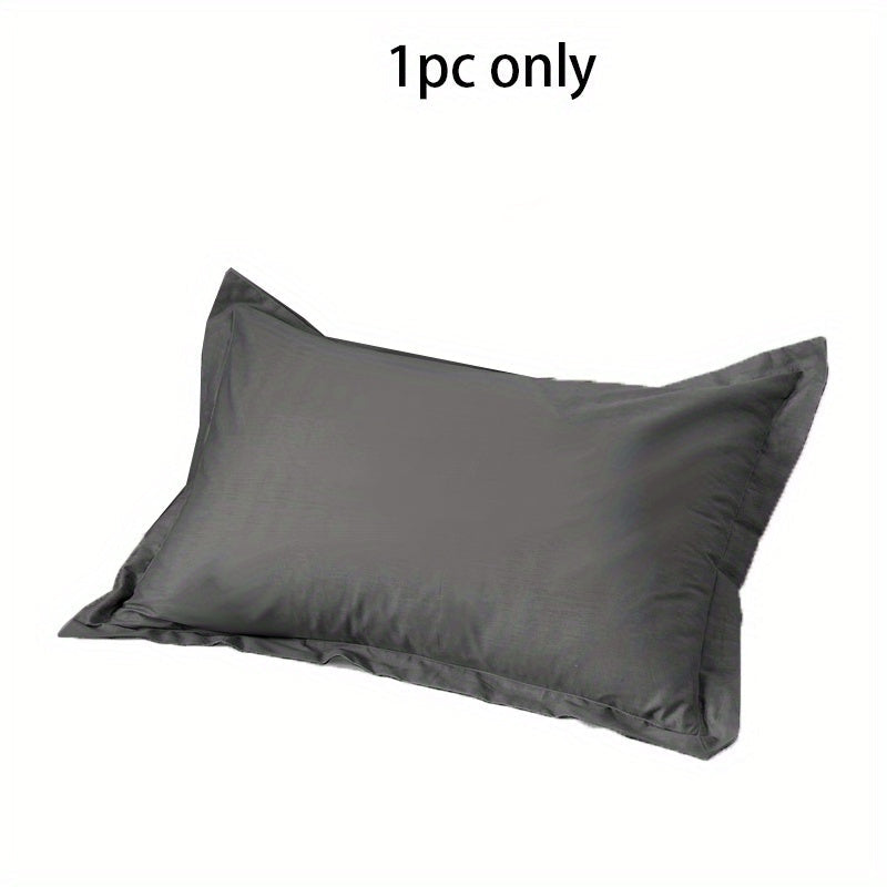 Soft Brushed Polyester Pillowcase 48x74cm Wrinkle Fading Stain Resistant