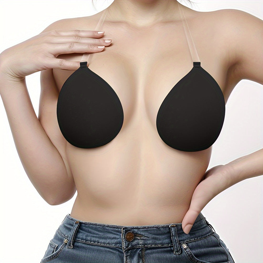 Self-Adhesive Nipple Covers for Women Opaque Knit Fabric Support