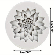 Silicone Mold for 3D Lotus Chrysanthemum Flower Cake Decorating Baking
