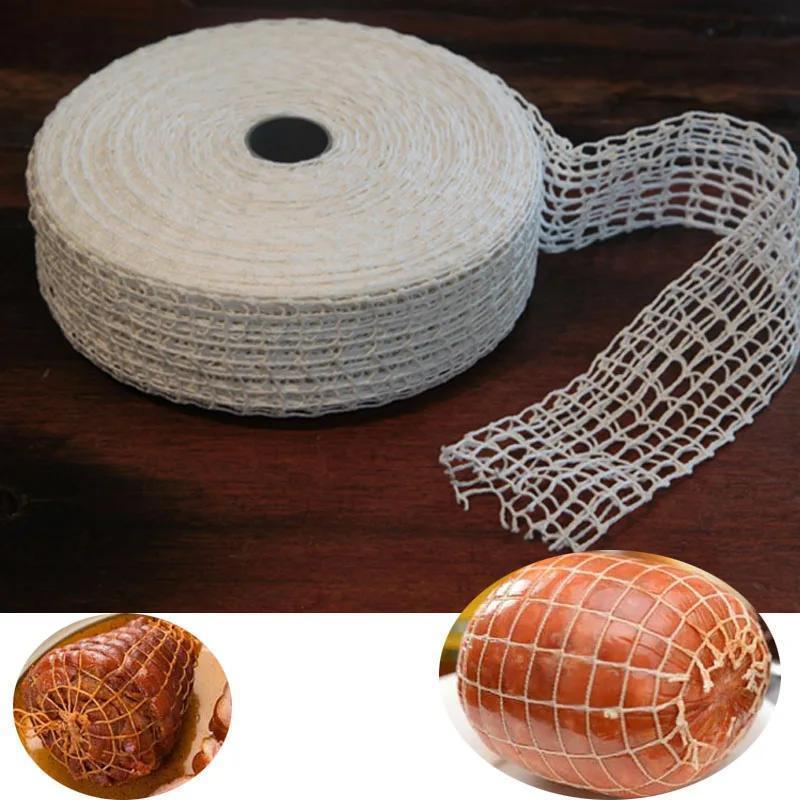 3-Meter Polyester Meat Net Roll for Sausage Packaging Ham Hot Dogs Binding