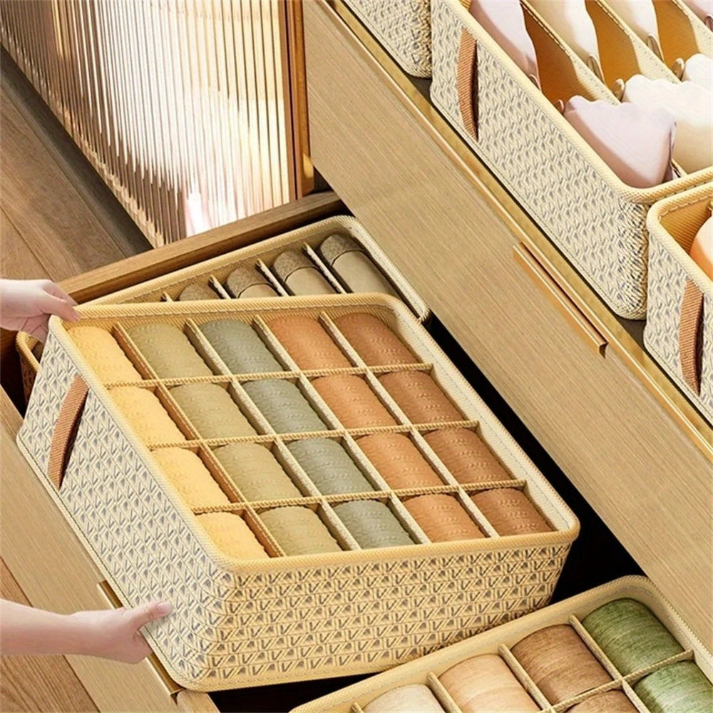 Organizador de almacenamiento para ropa interior y calcetines, separador de cajón, almacenamiento doméstico