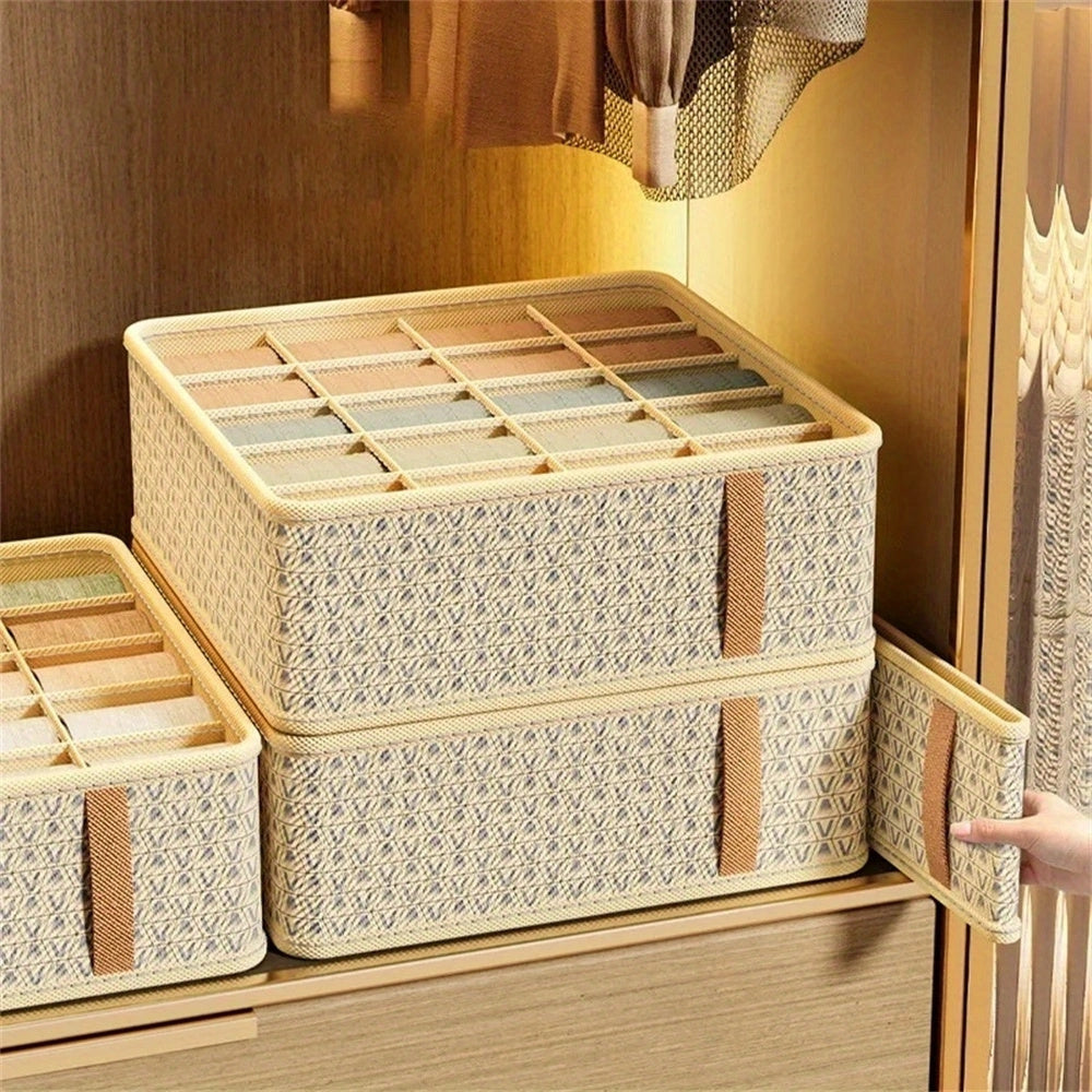 Storage Organizer for Underwear and Socks, Drawer Divider, Household Storage