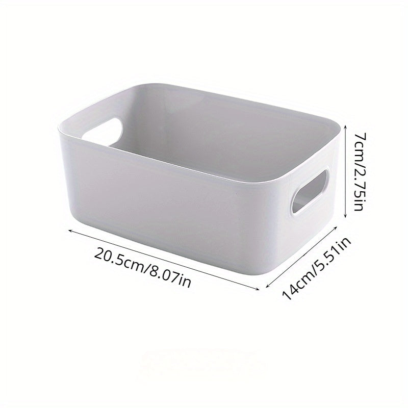 Plastic Storage Box for Bathroom and Kitchen Organization with Dividers