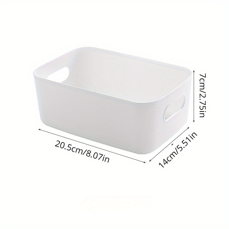 Plastic Storage Box for Bathroom and Kitchen Organization with Dividers