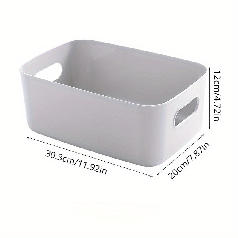 Plastic Storage Box for Bathroom and Kitchen Organization with Dividers
