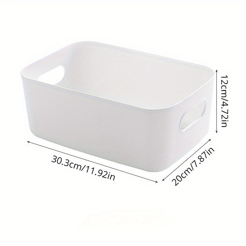Plastic Storage Box for Bathroom and Kitchen Organization with Dividers