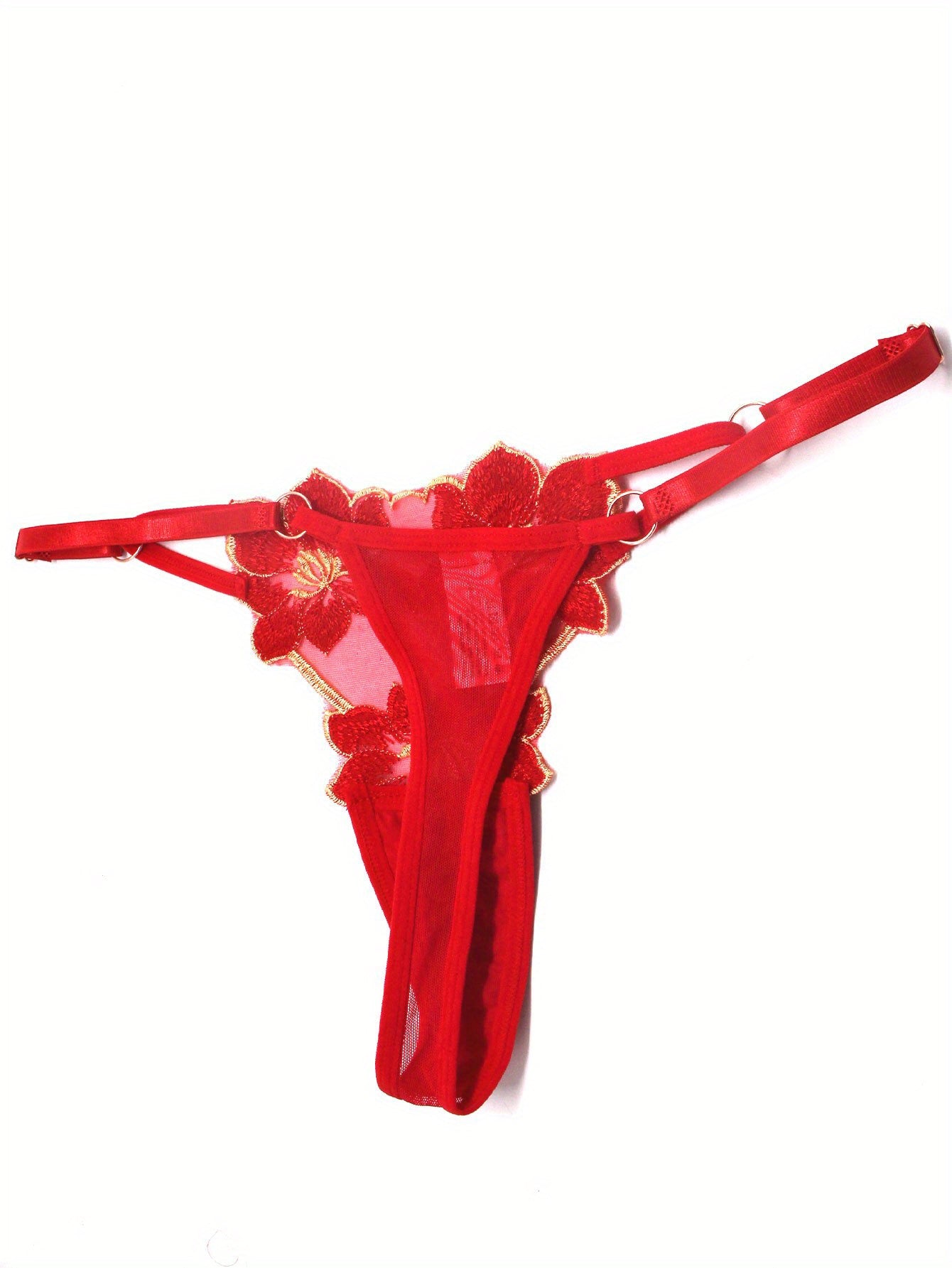 Ropa interior de tanga ajustable de algodón suave con tema oscuro para niñas