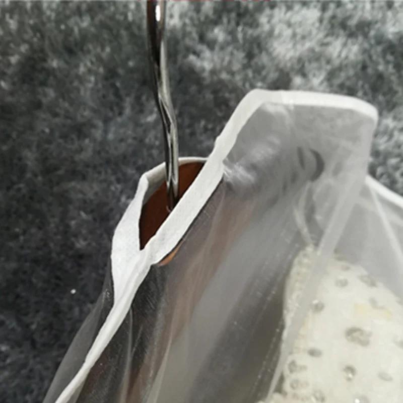 Transparent Hanging Clothes Storage Bag for Wedding Dresses and Household Organization