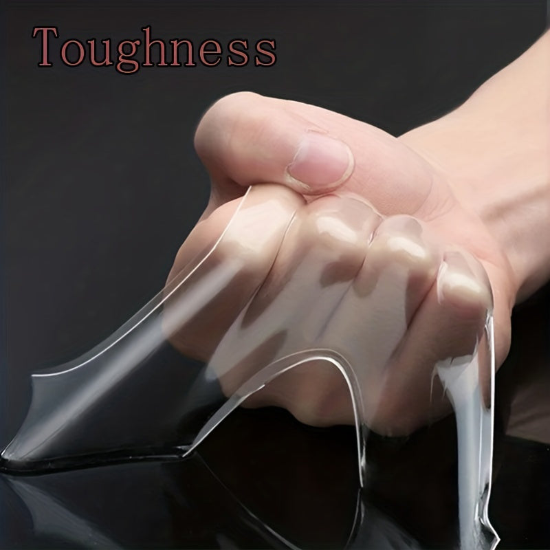 Ko'p maqsadli ikki tomonlama lenta, uyda, oshxonada, ofisda va avtomobilda turli ilovalar uchun kuchli, qayta ishlatiladigan yopishtiruvchi bilan.