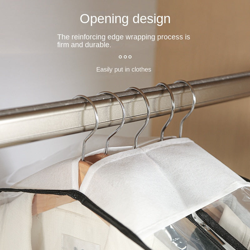 Hanging Clothes Storage Bag for Shirts Suits Dresses Coats Wardrobe Organizer