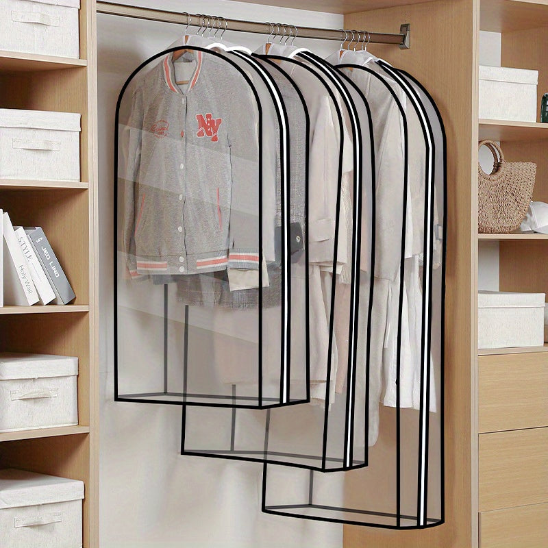 Hanging Clothes Storage Bag for Shirts Suits Dresses Coats Wardrobe Organizer