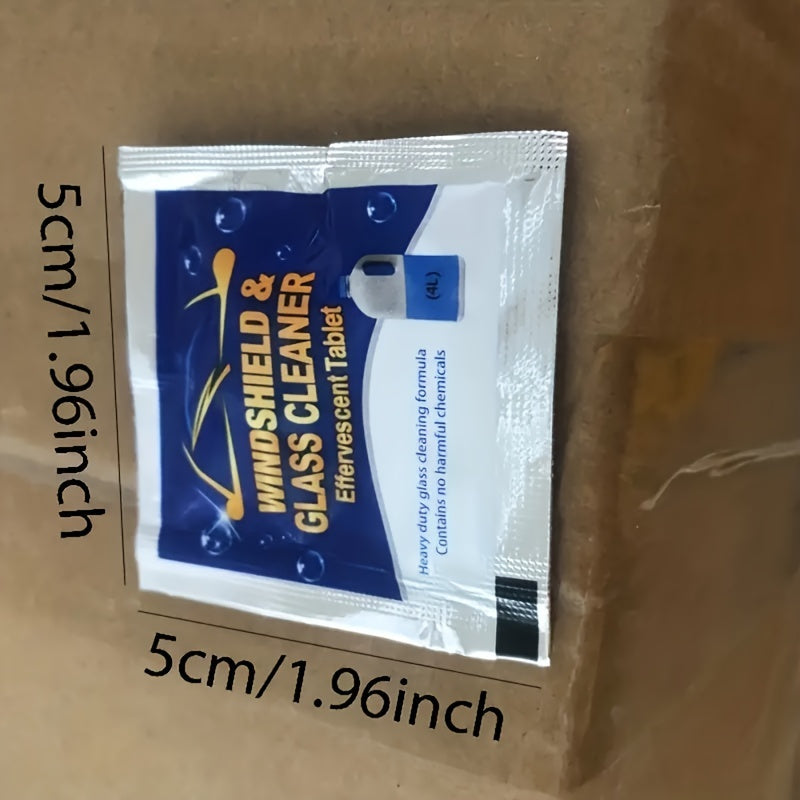 Windshield Wiper Fluid Tablets Pack of 10 30 50 100 Concentrated Solid Wiper Essence