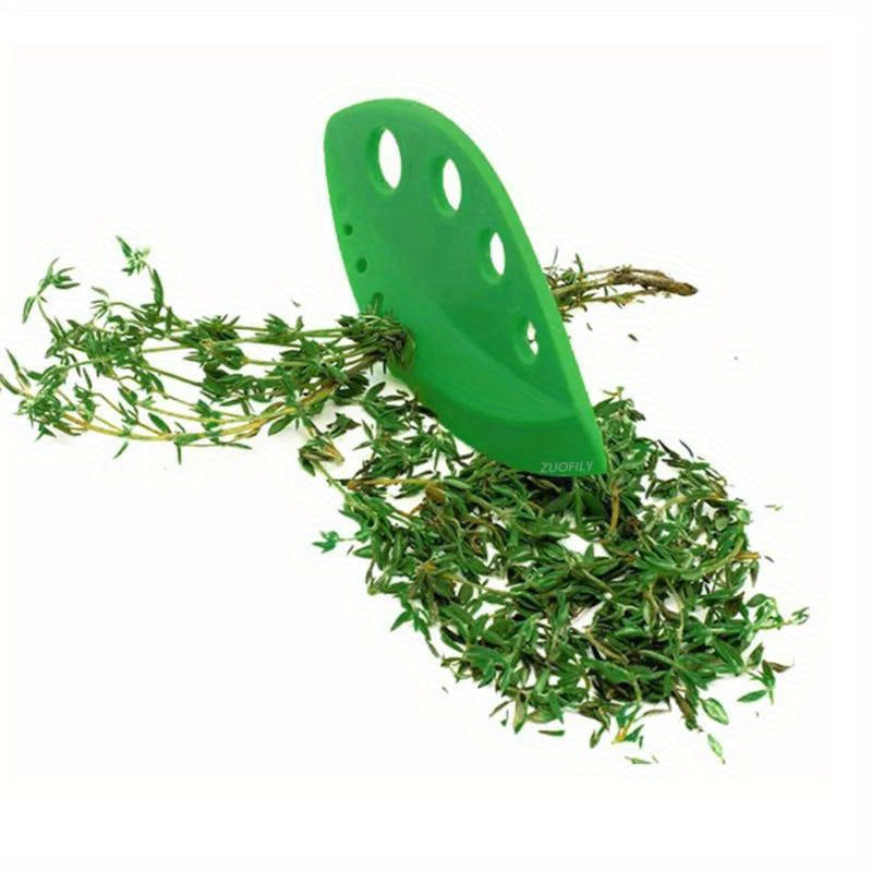 Herb Stripper Tool for Parsley Cilantro Rosemary Durable ABS Plastic Green