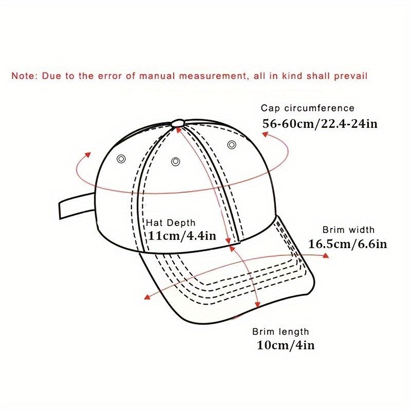 Unisex Vintage Cotton Letter C Baseball Cap for Fall Winter 2023 Denim Style Sun Hat