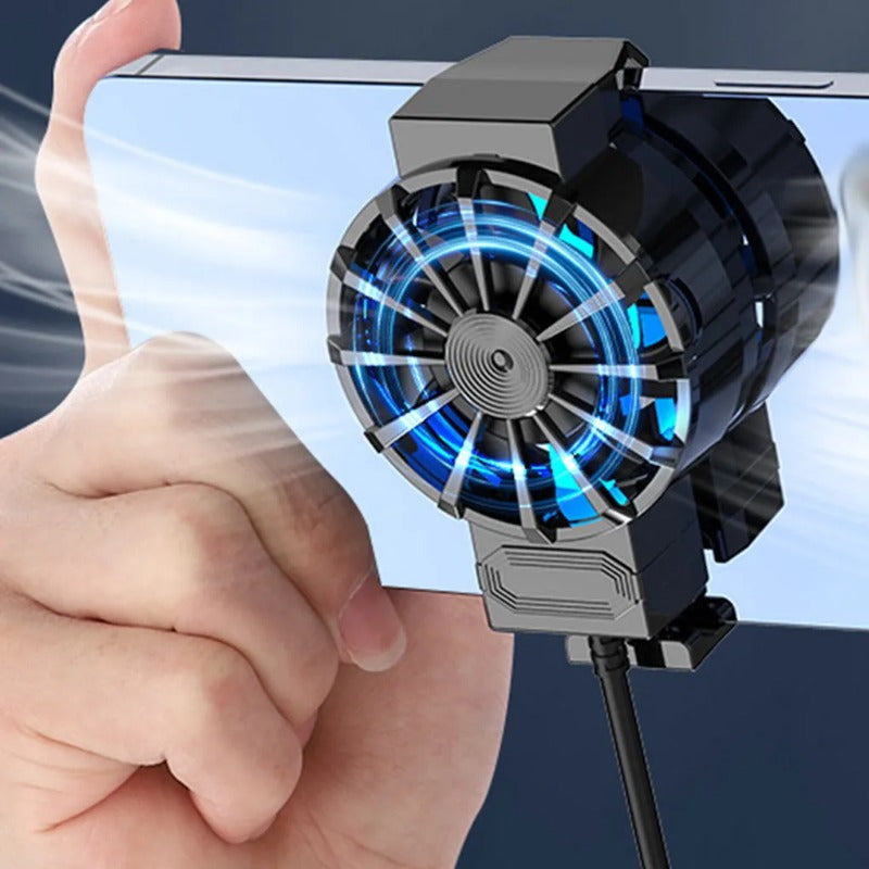 Mini USB Phone Cooling Fan Portable Air Cooler for iPhone and Xiaomi 4-6.7 Inch