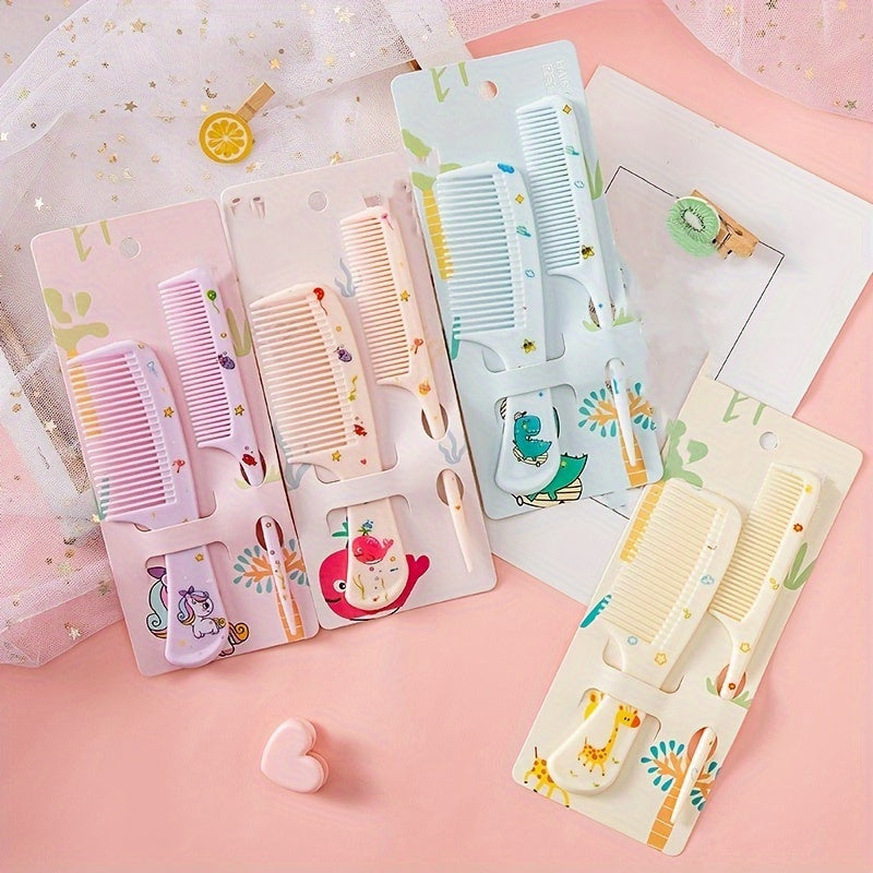 Uniseks antistatik multfilmli soch tozalash choʻpcha soch styling choʻp