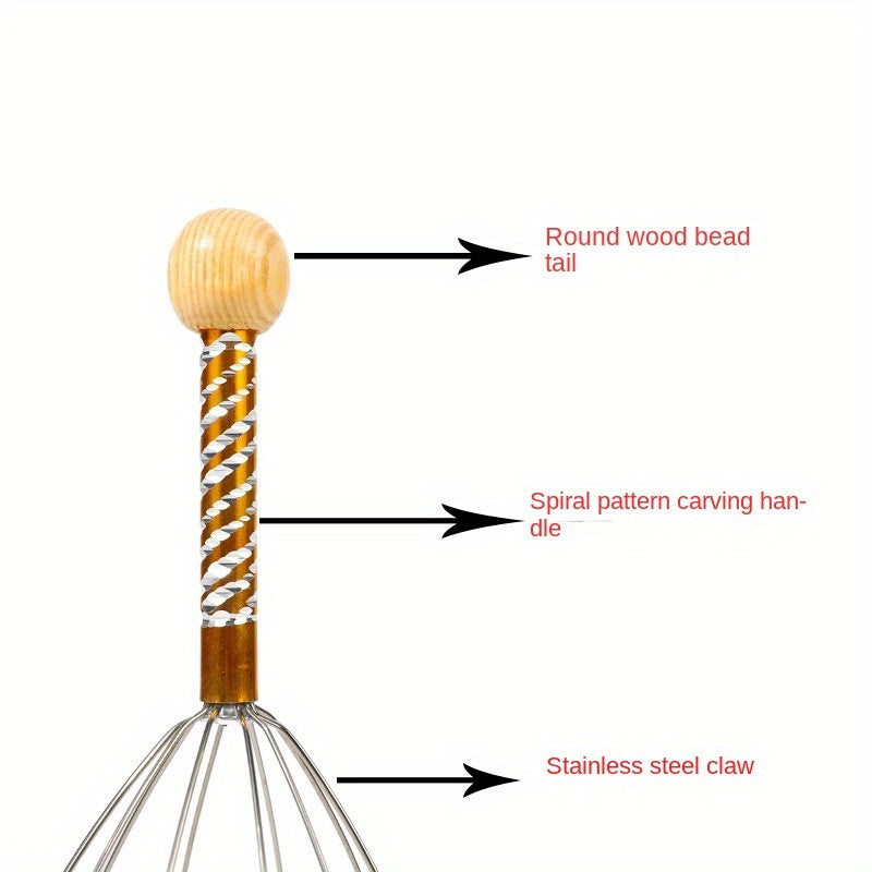 Stainless Steel Head and Scalp Massager Octopus Shape Random Color