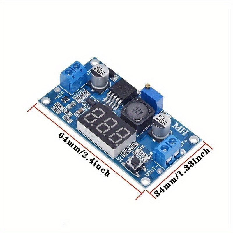 3A DC-DC Buck Converter with LED Display Adjustable 1.5V-35V 3A Voltage Regulator