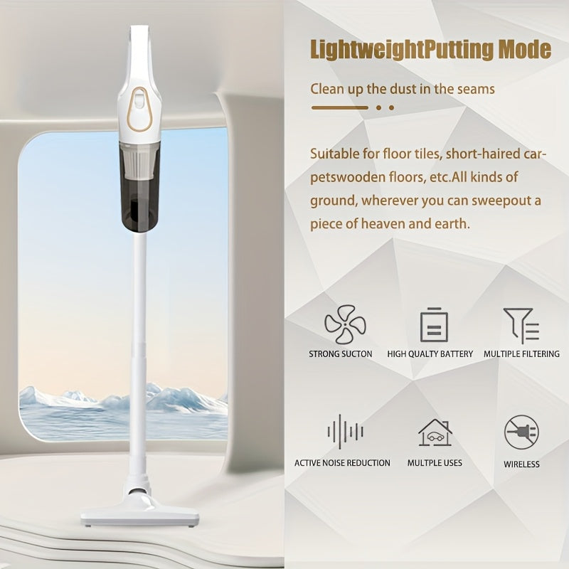 Wireless Handheld Vacuum Cleaner with Long Battery Life and Multi-Surface Filtration