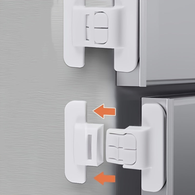 Bolalar uchun muzlatgich kaliti, bardoshli plastmassa, oson o'rnatish, burg'ulashsiz