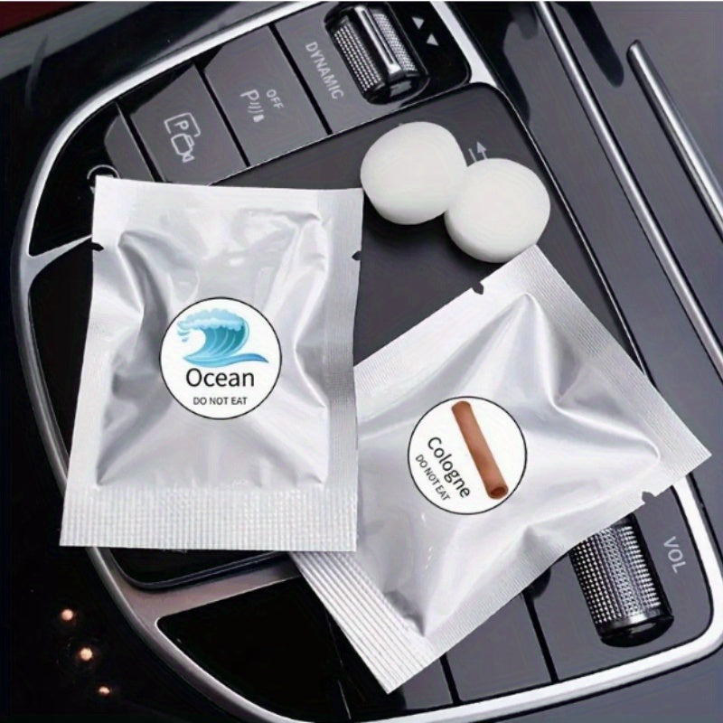 Car Air Freshener Refills Set Vent Clip Solid Scent Odor Eliminator 5/10 Pack
