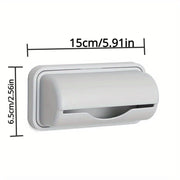 Wall-Mounted Garbage Bag Dispenser for Kitchen Bathroom Space Saving Easy Access