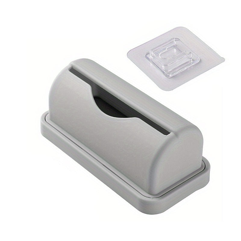 Wall-Mounted Garbage Bag Dispenser for Kitchen Bathroom Space Saving Easy Access