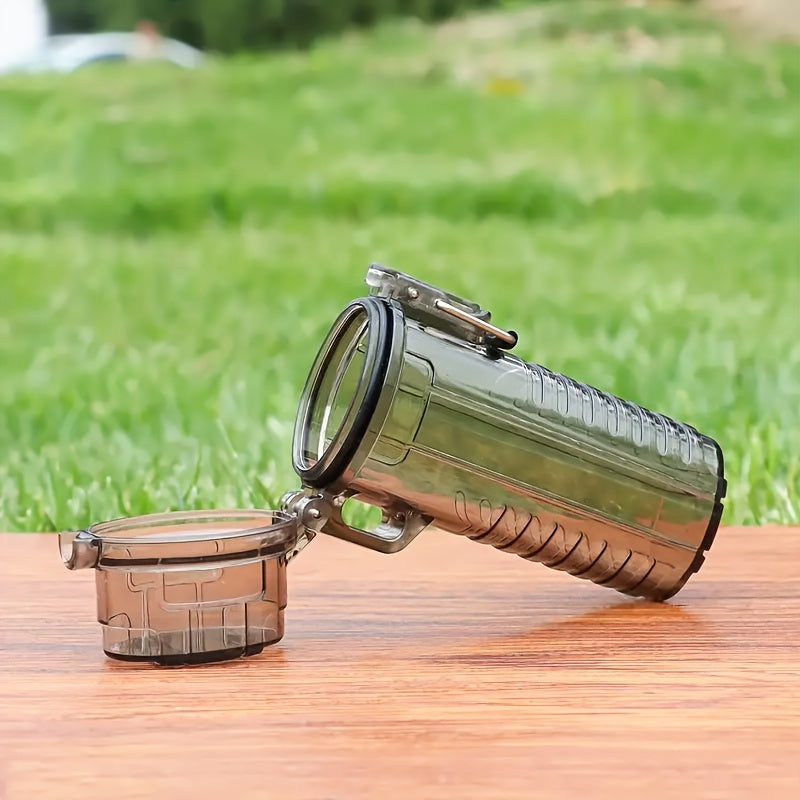 s: Suv o'tkazmaydigan sham yoqadigan saqlash qutisi, sayohat va ochiq havoda foydalanish uchun portativ himoya